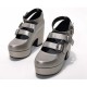 Iris Corolla Customize B Three-Buckle Chunky Platform Shoes(Reservation/3 Colours/Full Payment Without Shipping)